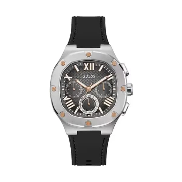 Guess Montre Homme GUESS en Silicone Noir Etanche