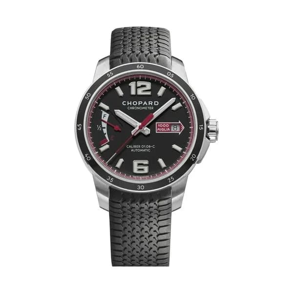 Chopard Montre Chopard Mille Miglia GTS Power Control automatique cadran noir bracelet caoutchouc noir 43 mm