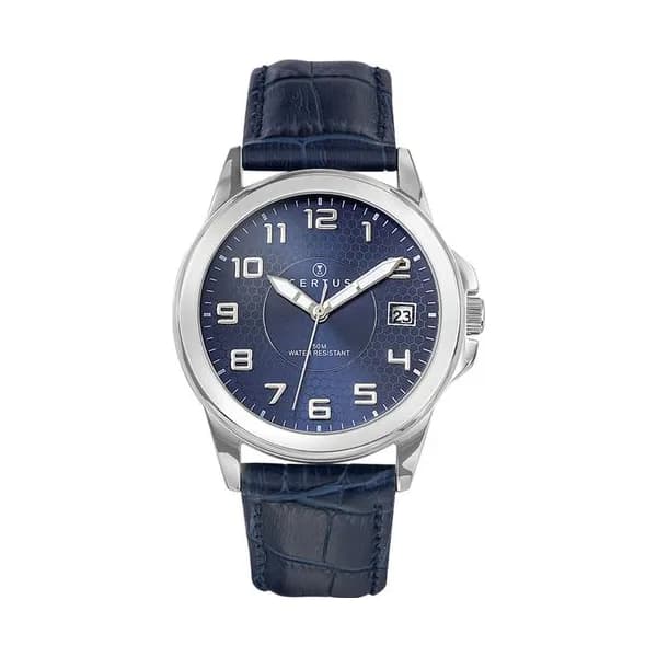 Certus Montre Certus en Cuir Bleu