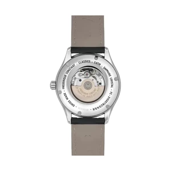 Frédérique Constant Montre Frédérique Constant Classics Index Automatic Automatique Cadran Kaki Bracelet Cuir - FC-310MCK5B6