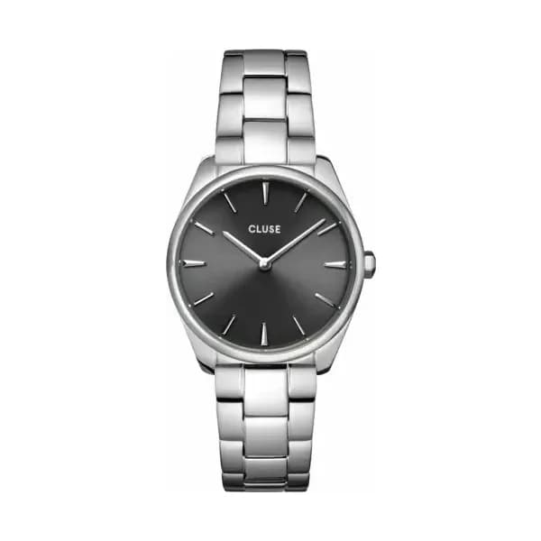 Cluse Féroce Petite Watch Steel, Dark Grey, Silver Colour