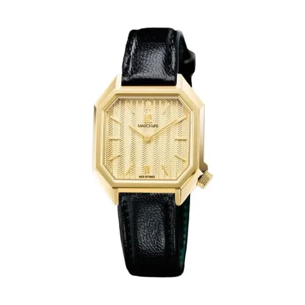 March LA.B Montre Milady Mansart Chevrons Or