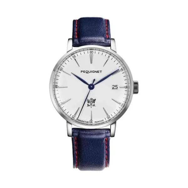 Pequignet Montre Pequignet Manufacture Attitude Elysée Série Limitée Mécanique Cadran Argent - 9060313/RF