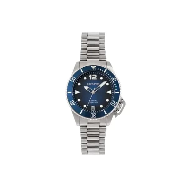 Louis Pion Montre quartz Homme Marin Bleu