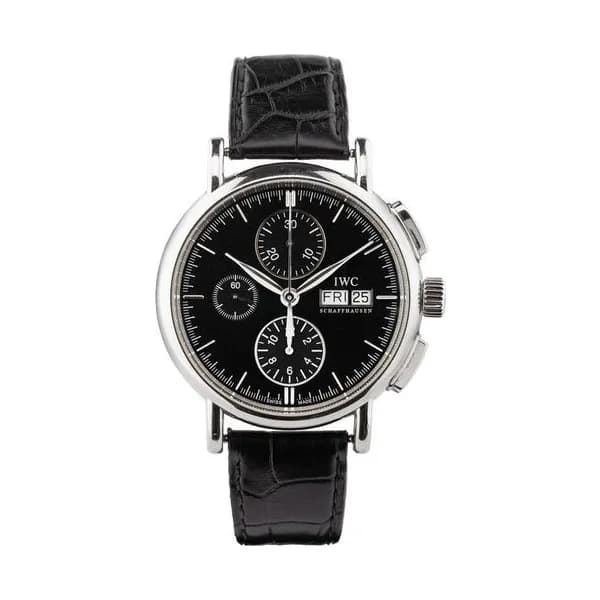IWC Montre IWC Portofino chronographe automatique Full Set 2007 Ref. IW378303 40 mm