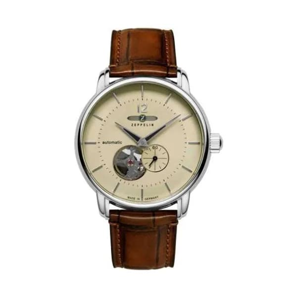 Zeppelin Montre Zeppelin LZ 120 Bodensee Automatique Cadran Beige - 81661
