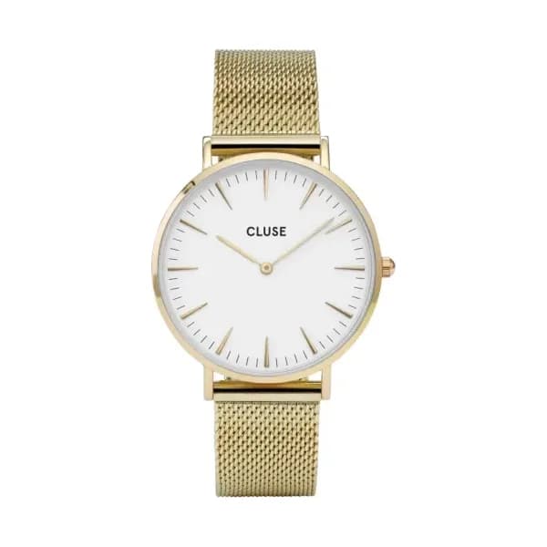Cluse Montre quartz Femme Boho chic Blanc