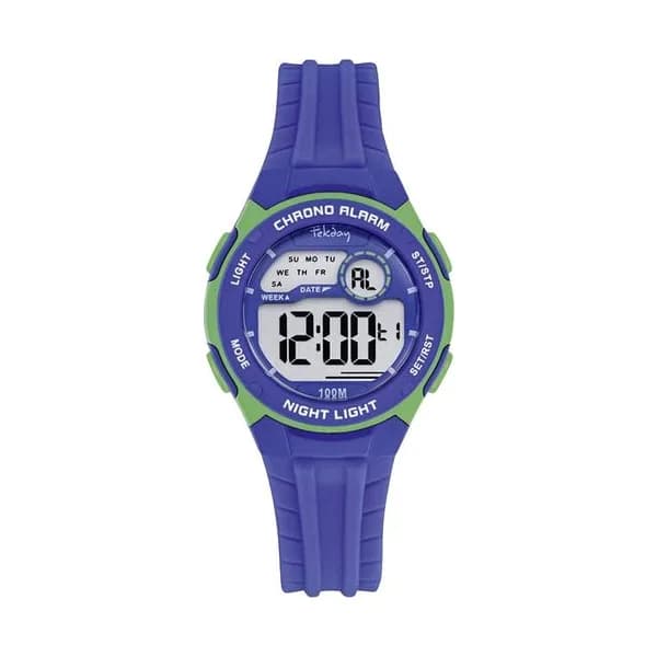 Tekday Montre Tekday en Silicone Bleu