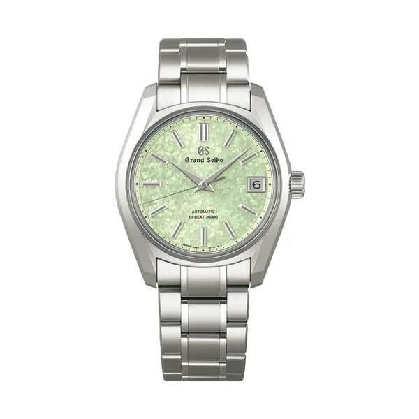 Grand Seiko Montre Grand Seiko Heritage 62GS "Sakura-Wakaba" Hi-Beat 36 000 cadran vert bracelet titane 38 mm