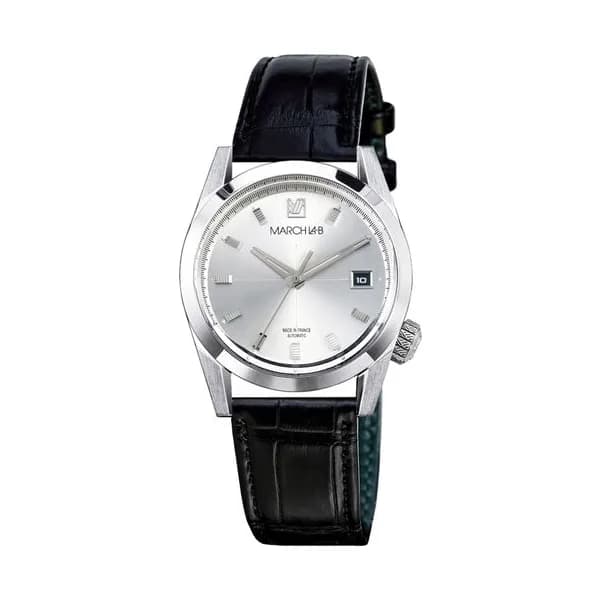March LA.B AM89 Automatique - Steel - Alligator Noir