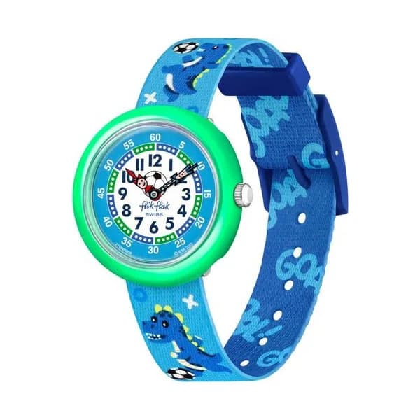 Flik Flak Montre Flik Flak Collection Sport Lovers en Biosource Bleu