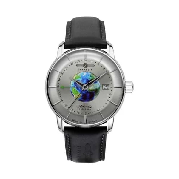 Zeppelin Montre Zeppelin Atlantic Auto Automatique Cadran Argent - 84681