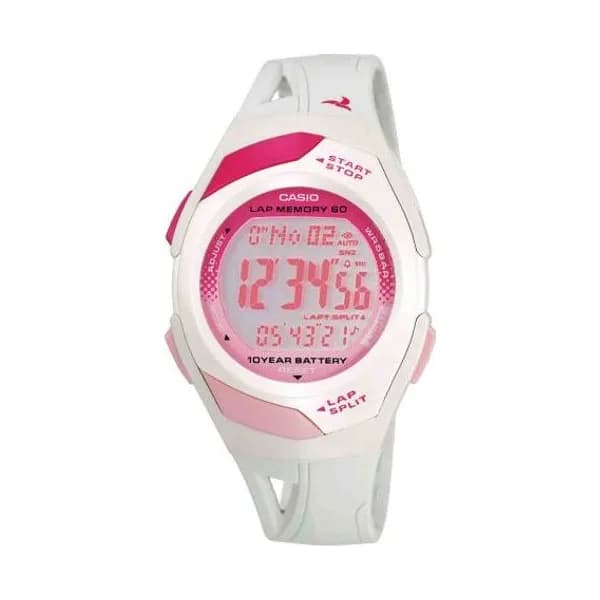 Casio Montre Casio Timeless - Sports - Blanc & Rose - STR-300-7