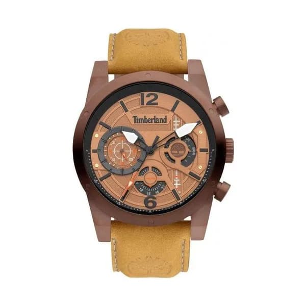 Timberland Montre Timberland en Cuir Marron