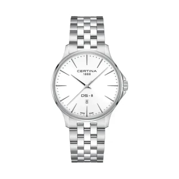Certina Montre Certina DS-8 Gent 40mm Quartz Cadran Blanc