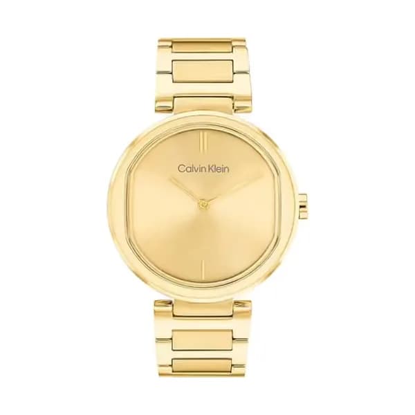 Calvin Klein Montre Femme CALVIN KLEIN en Acier Jaune