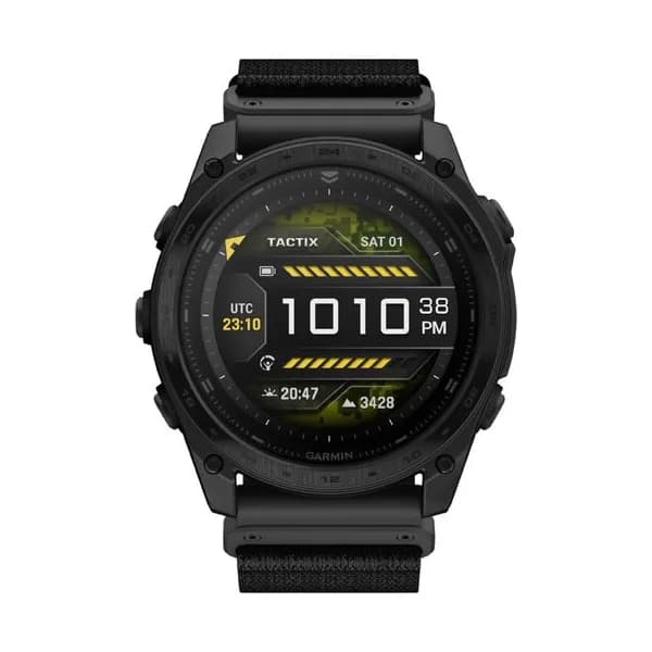 Garmin Montre Garmin Tactix 8 AMOLED bracelets nylon et silicone 51 mm - Avec calculateur Applied Ballistics Ultralight