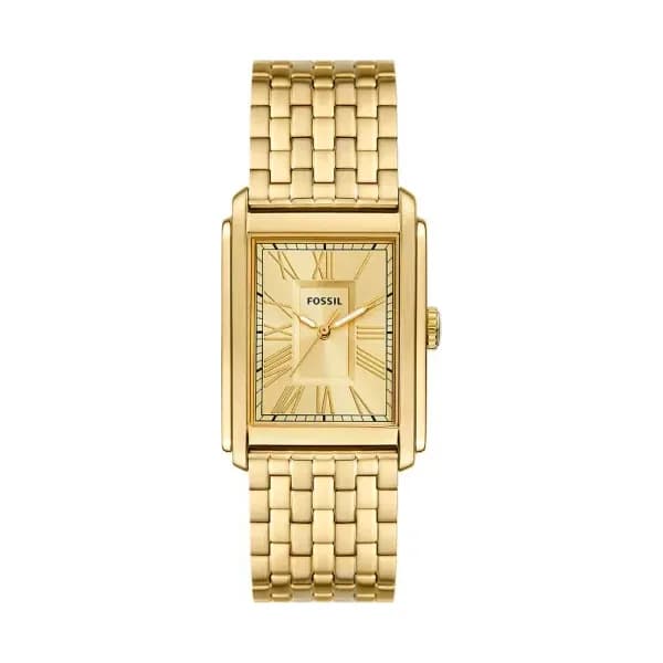 Fossil Montre Fossil Collection Carraway en Acier et PVD Doré