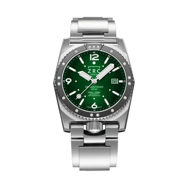 ZRC Montre ZRC Grands Fonds MN64 - Iridium - 41.5 mm - GF42183
