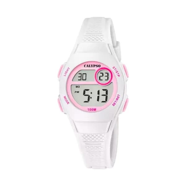 Calypso Montre Calypso en Caoutchouc Blanc