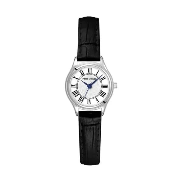 Pierre Lannier Montre quartz Femme Pya Blanc, Argenté