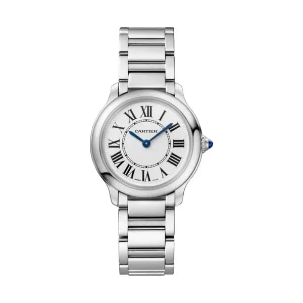 Cartier Montre quartz Mixte Ronde Argenté