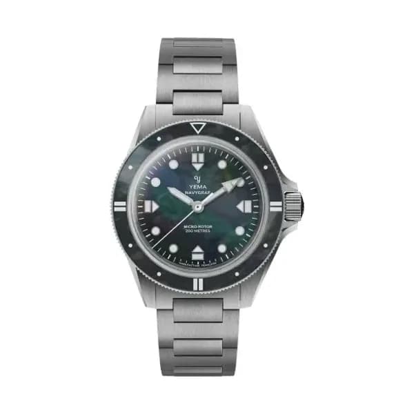 Yema Montre Yema Navygraf Pearl CMM.20 Bracelet Acier