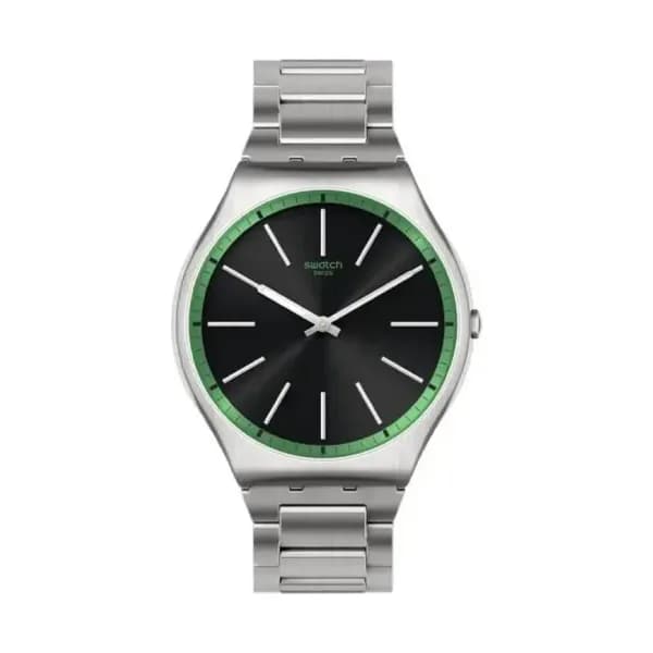 Swatch Montre Green Graphite SS07S128G