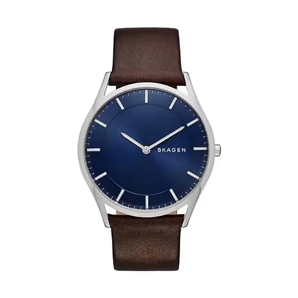 Skagen Montre Femme SKAGEN en Cuir Marron