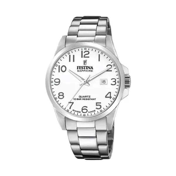 Festina Swiss Made Montre Festina Collection Swiss Made en Acier Argenté
