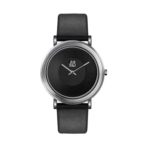 Zoom Montre Analogique Homme Zoom Cuir Noir ZM.3794M.2502 - Cleor
