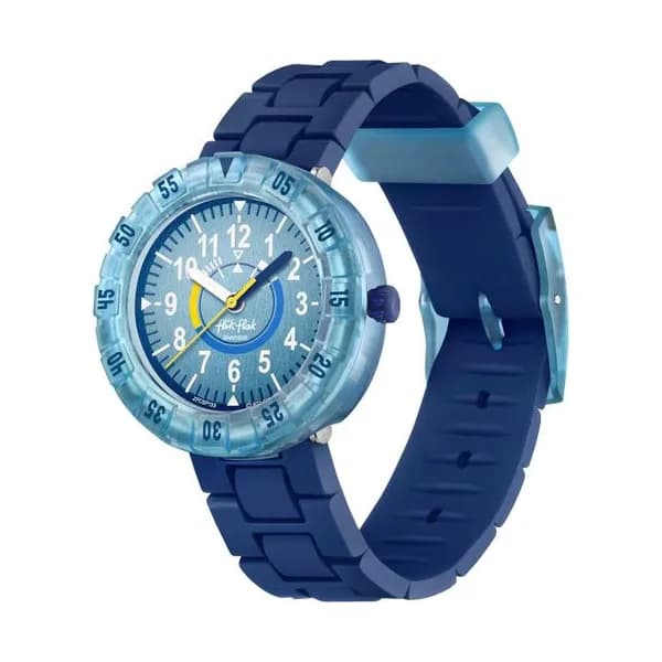 Flik Flak Montre Flik Flak en Silicone Bleu
