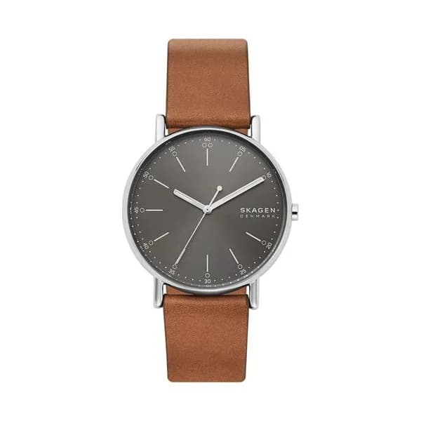 Skagen Montre Skagen en Cuir Marron