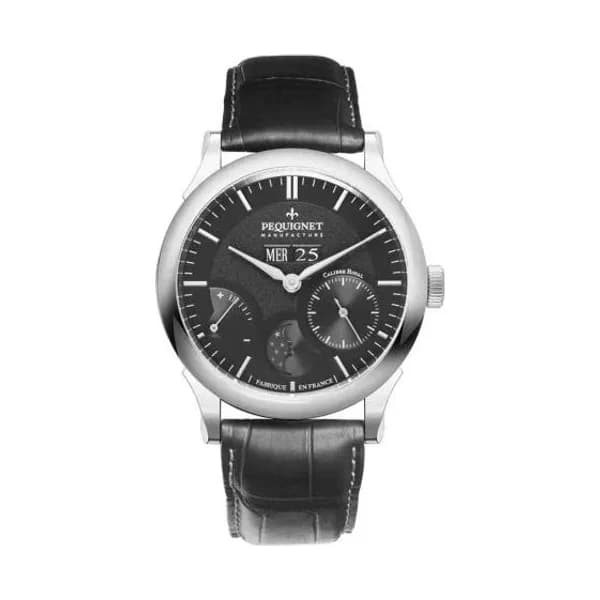 Pequignet Montre Pequignet Royale Paris Automatique Cadran Gris anthracite - 9007643