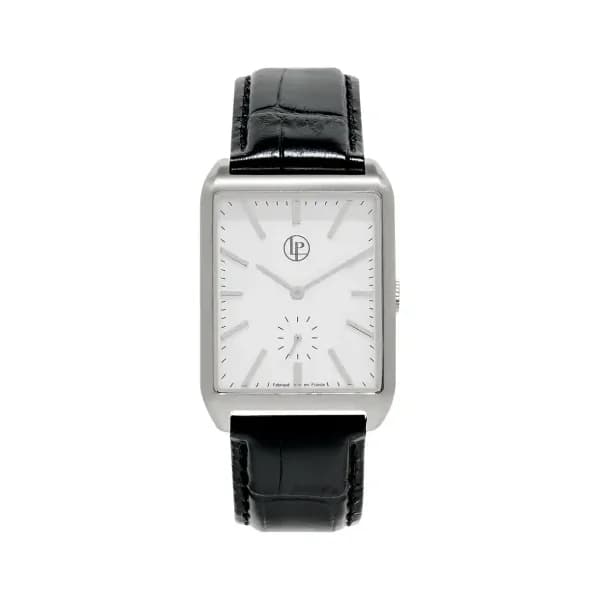 Louis Pion Montre quartz Homme Leo Blanc