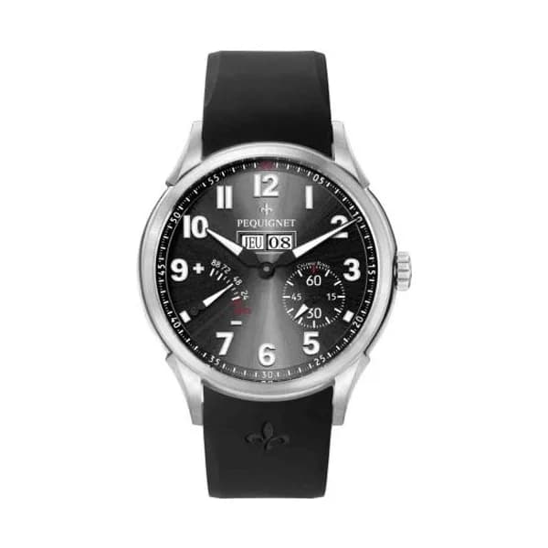 Pequignet Montre Pequignet Royale Titane Automatique Cadran Anthracite - 9032733