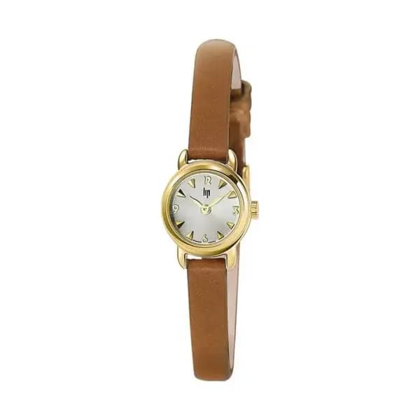 Lip Montre Lip Henriette 671196 - Femme - cadran Argent- 19 mm - Acier et PVD Doré