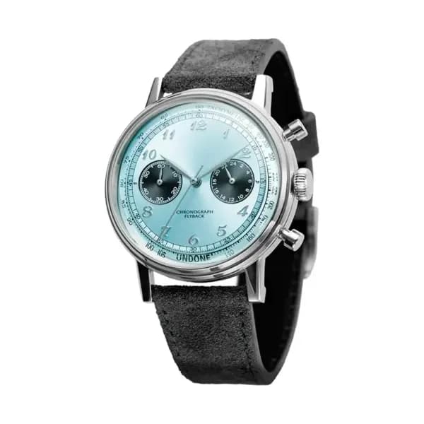 Undone Montre Bleu arctique vintage