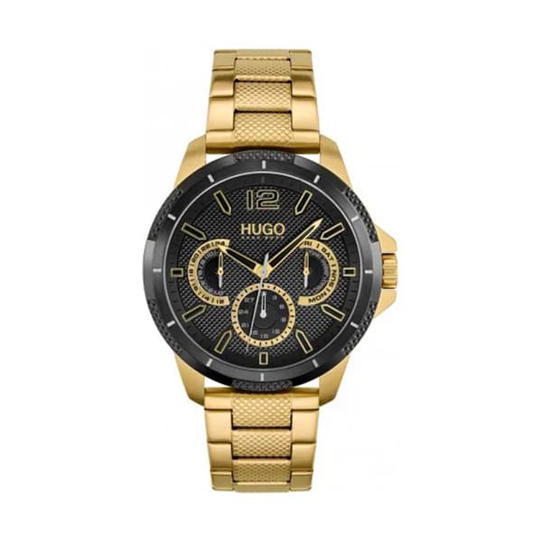 Hugo Montre Hugo Collection #Sport en Métal Doré