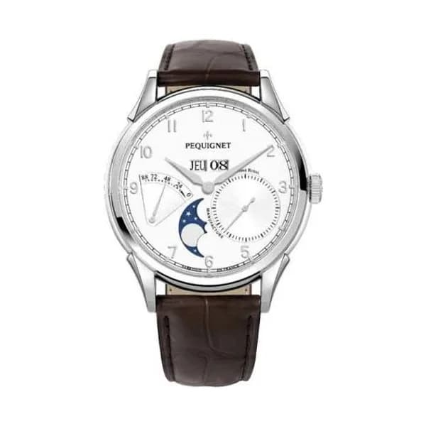 Pequignet Montre Pequignet Rue Royale Grand Sport Automatique Cadran Blanc - 9030433-AM