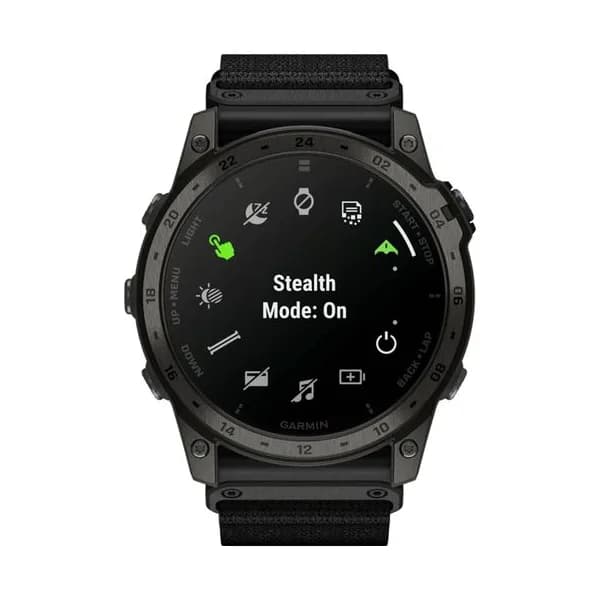 Garmin Montre Garmin Tactix 7 AMOLED Edition bracelet nylon et silicone noir 51 mm
