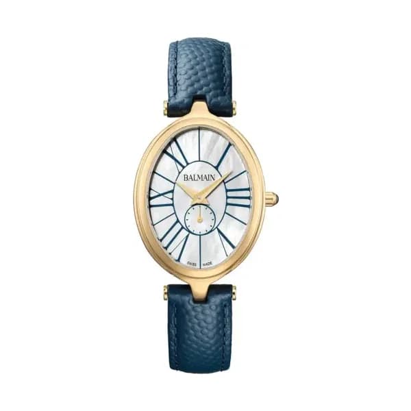 Balmain Montre quartz Femme Haute elegance Nacre blanche