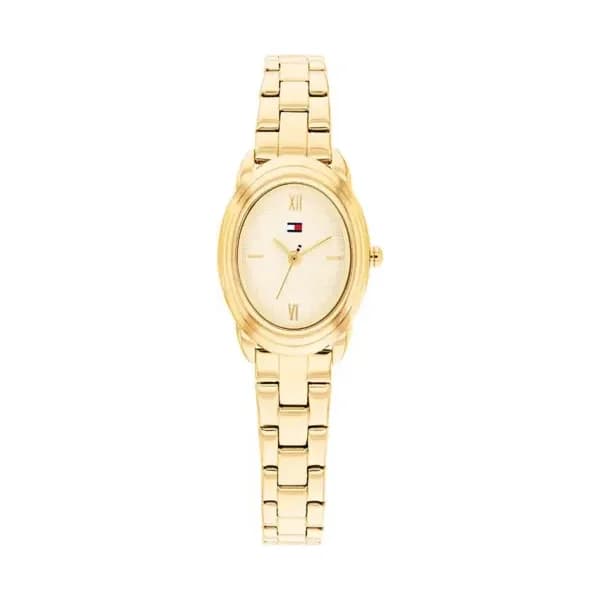 Tommy Hilfiger Montre Tommy Hilfiger Demi Oval Doré