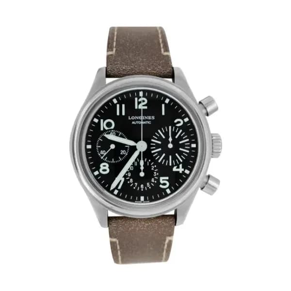 Daniel Gérard Montre Occasion Longines Avigation BigEye Auto Chrono Cadran Noir