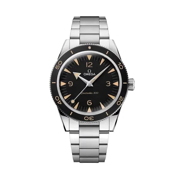 Omega Seamaster 41 mm, acier sur acier
