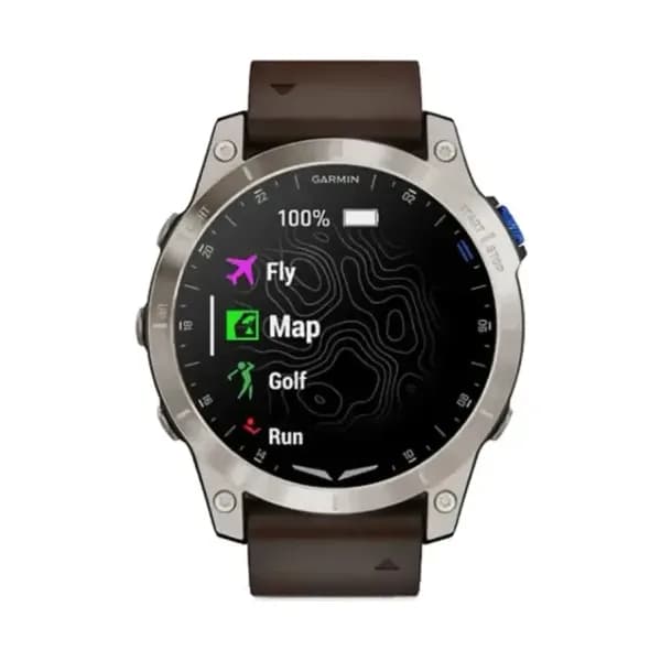 Garmin Montre Garmin D2 Mach 1 Bracelet Cuir Brun