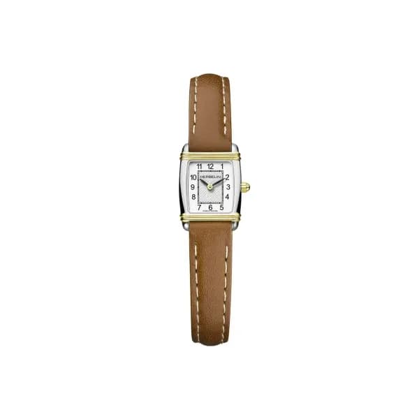 Michel Herbelin Montre quartz Femme Art Deco Blanc, Argenté