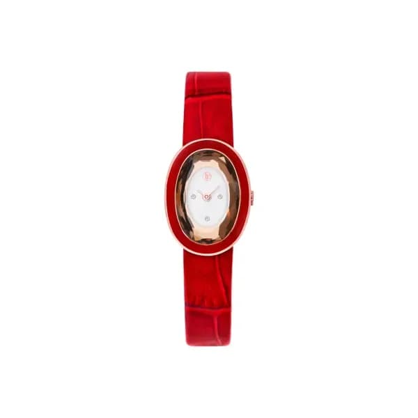 Louis Pion Montre quartz Femme Agathe Doré rose