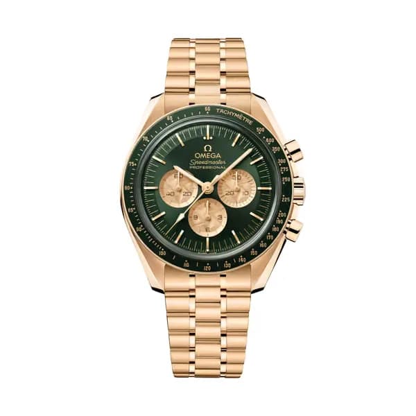 Omega Speedmaster 42 mm, or Moonshine™ sur or Moonshine™