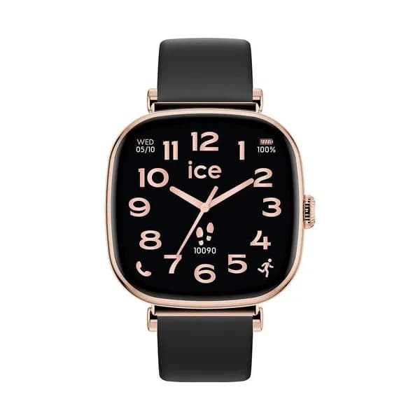 Ice Watch Montre Connectée Ice Watch Collection Ice Smart SQ 2.0 en Silicone Noir
